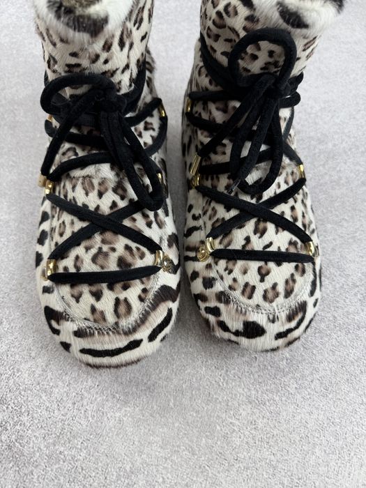 Moon boot leopard print snow boots черевики оригінал