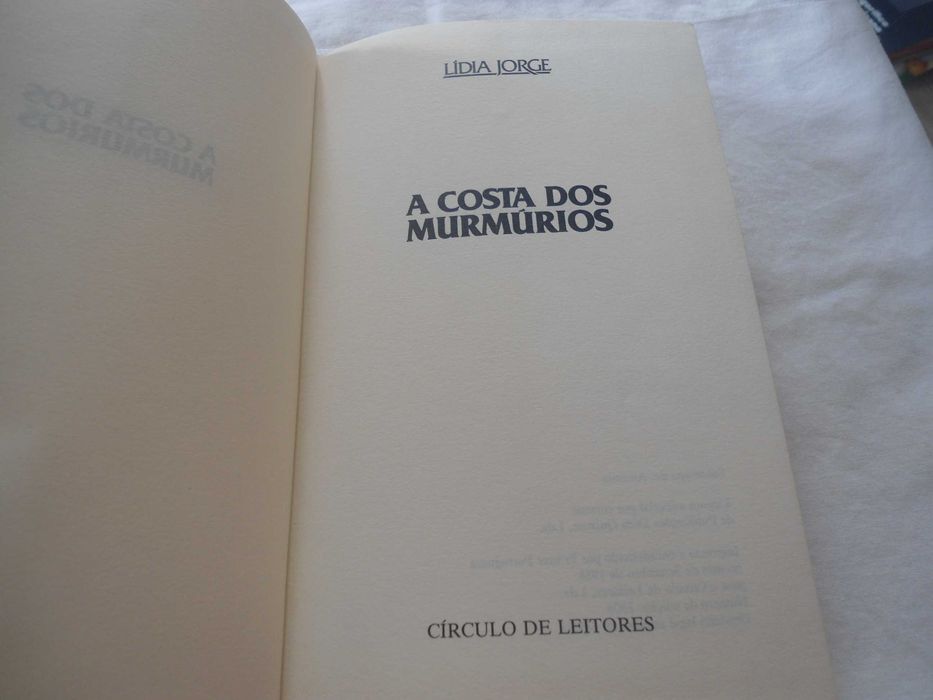 A Costa dos Murmúrios de Lídia Jorge