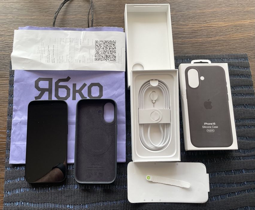 Продам новий iPhone 16  128gb, neverlock з фізичною сім, А3287