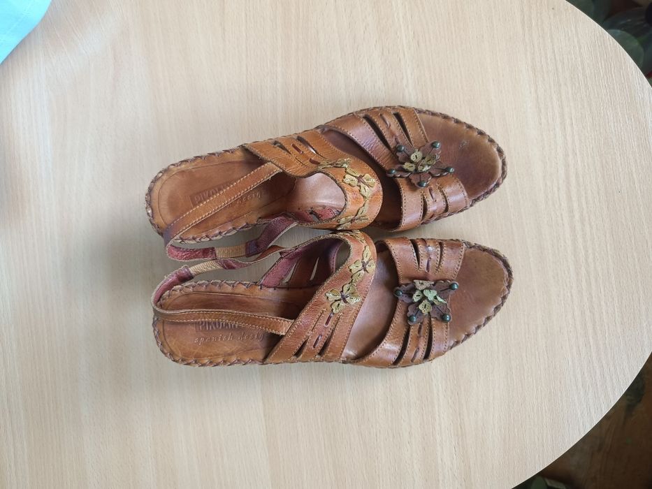 Sandały obcas skórzane Pikolinos 39(24.5cm)