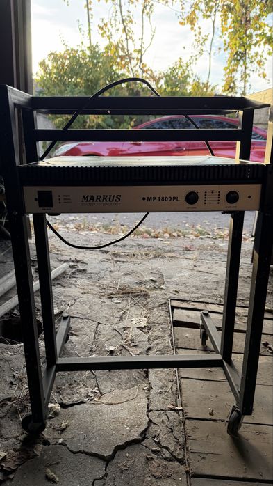 Комплект звука: Пассивная акустика SKV Sound Pro (пара) + Усилитель Markus MP 1800 PL (+ рэк-стойка)