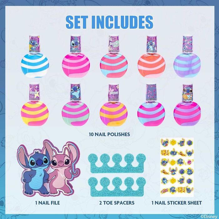 Набір лаків для нігтів Townley Girl Stitch  10 шт‎ SI0162GG