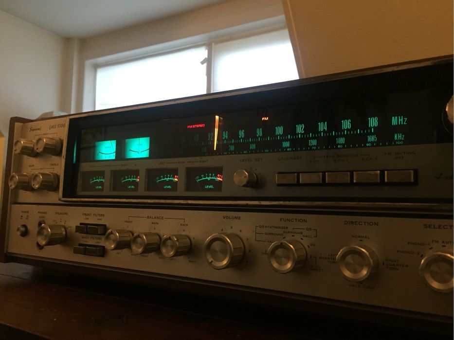 Sansui QRX 5500 amplituner I właściciel.