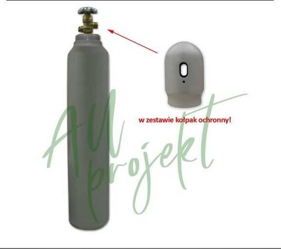 Argon 8L, nowa butla