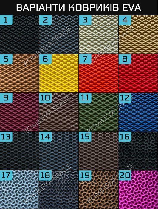 EVA Коврики Peugeot 206 207 307 407 408 508 3008 5008 308 SW ЭВА ЕВА