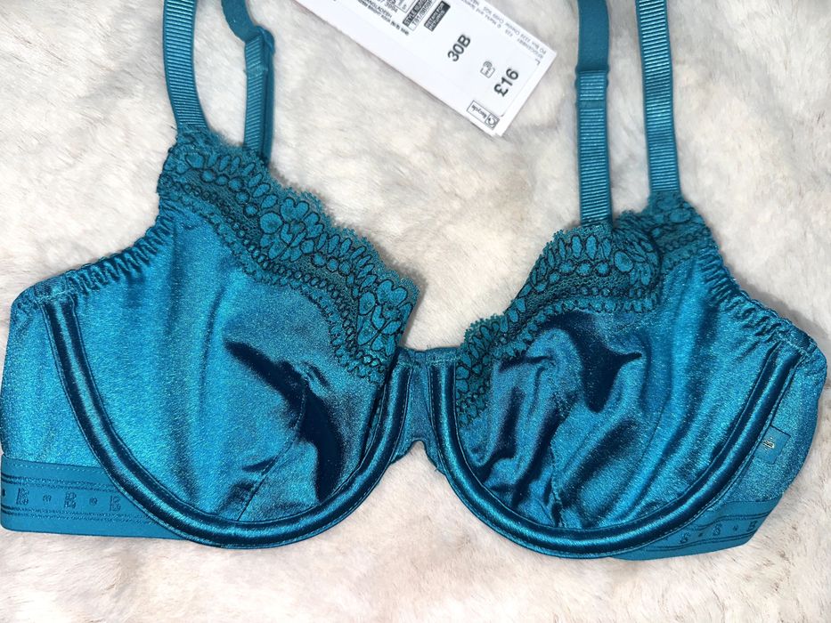 Marks & Spencer turkusowy biustonosz 65 B