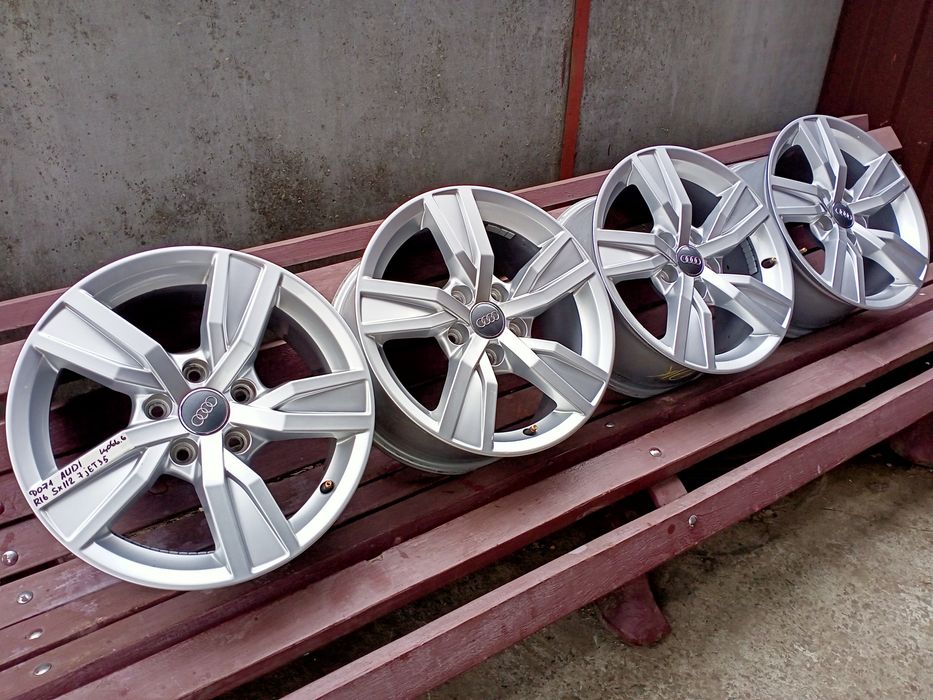 Литі диски оригінал audi r16 5/112 7j et35 ауді skoda wv мерс шкода