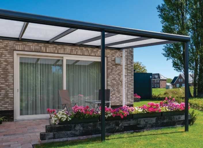 Zadaszenie Nebbiolo 4x3 – solidne aluminium, poliwęglan, Super cena!