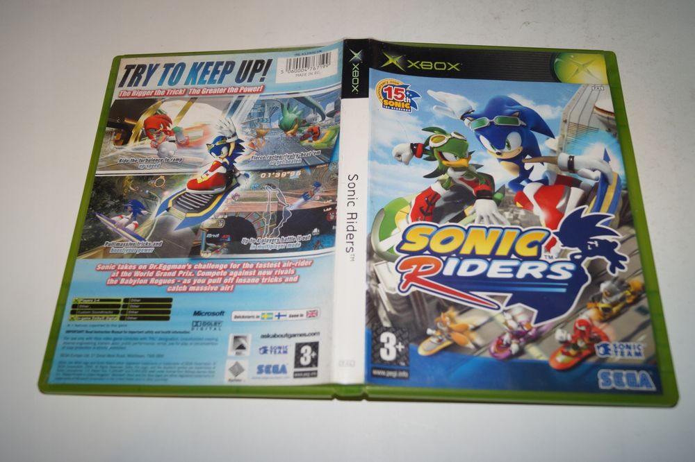 Sonic Riders Xbox Pudełkowa