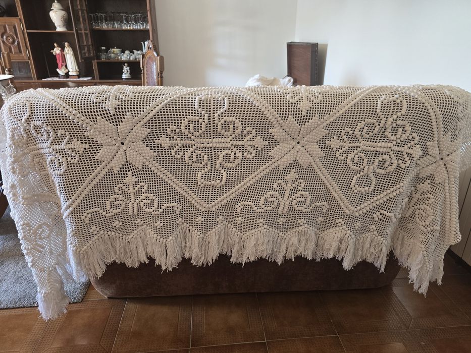 Colcha em croché - feita à mão