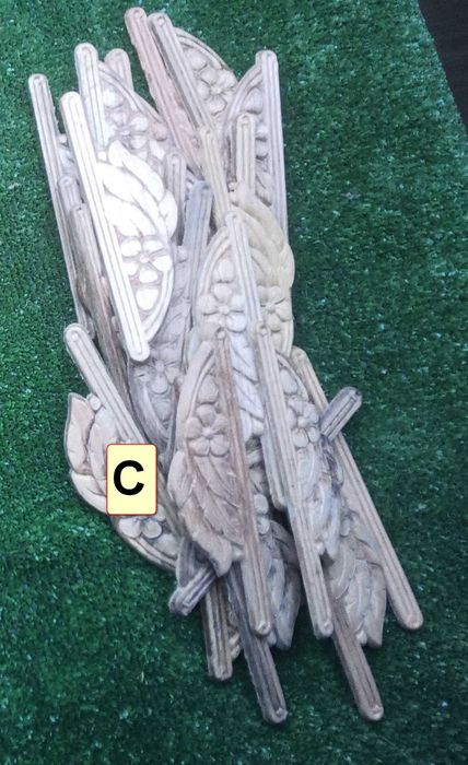 Aplikacje drewniane ozdobniki