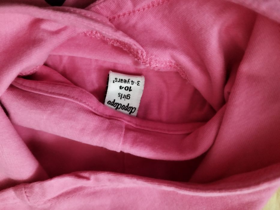 Bluza z kotkiem dla dziewczynki 3-4 lata