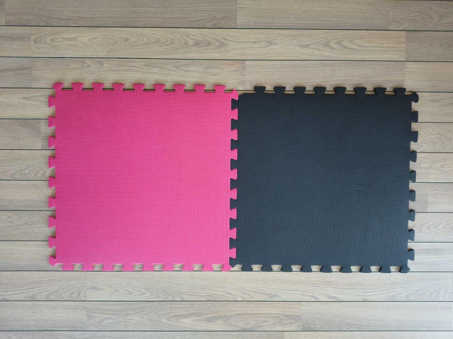 Maty puzzle, 2cm 60x60 52 sztuki, 18m2