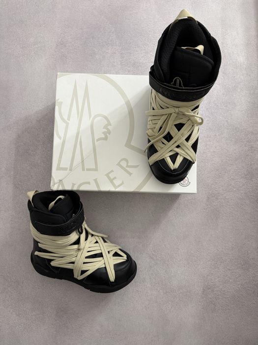 Rick Owens x Moncler Amber Leather Boots 43