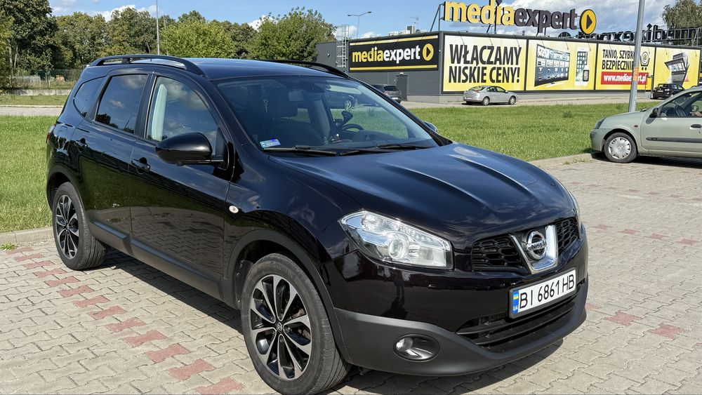 Nissan Qashqai+2 1.6 dCi 2013 — ukraińska rejestracja — samochód znajduje się w Polsce
