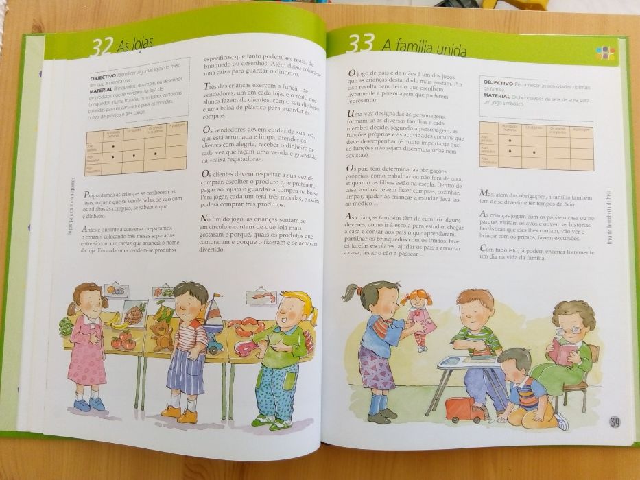 Livro "Jogos para os mais pequenos" - inclui portes