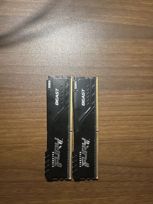 ОЗП Kingston DDR4 16GB (2x8GB) 3200Mhz FURY Beast (KF436C17BBK2/16)