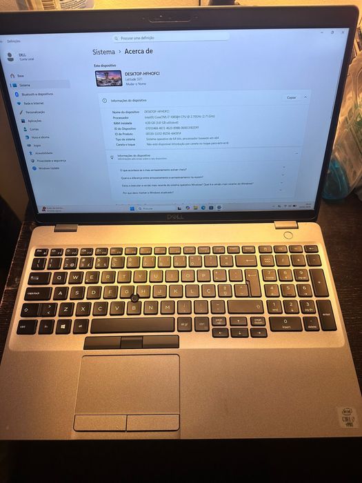 Portátil DELL Intel 17 pro com cartão sim