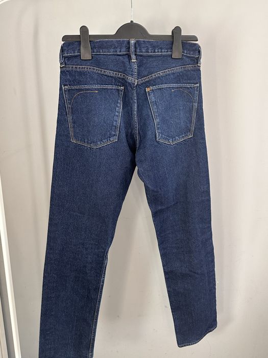 Jeansy ciemny granat Proste Straight Leg Vintage 170 XS S Y2K meskie