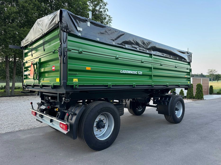 10Przyczepa Rolnicza HL HW 3 Stronny Wywrot 6011 Ładowność 12 ton 8011