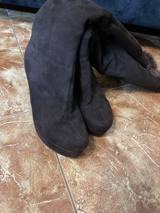 Ботфорди  зимові високі