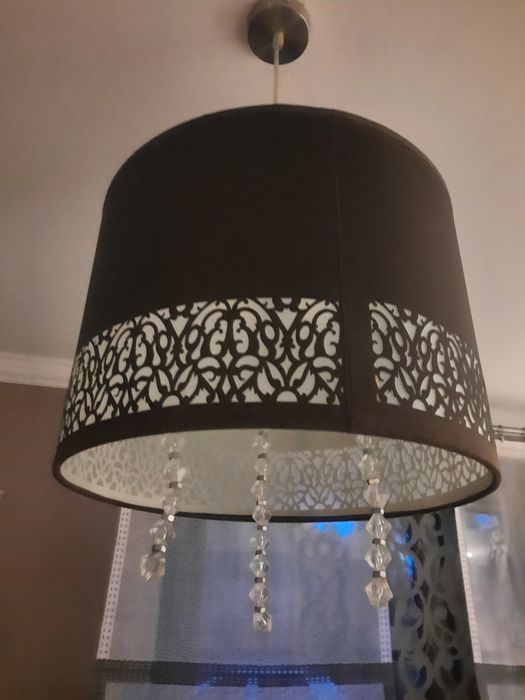 2 Lampy z koralikami