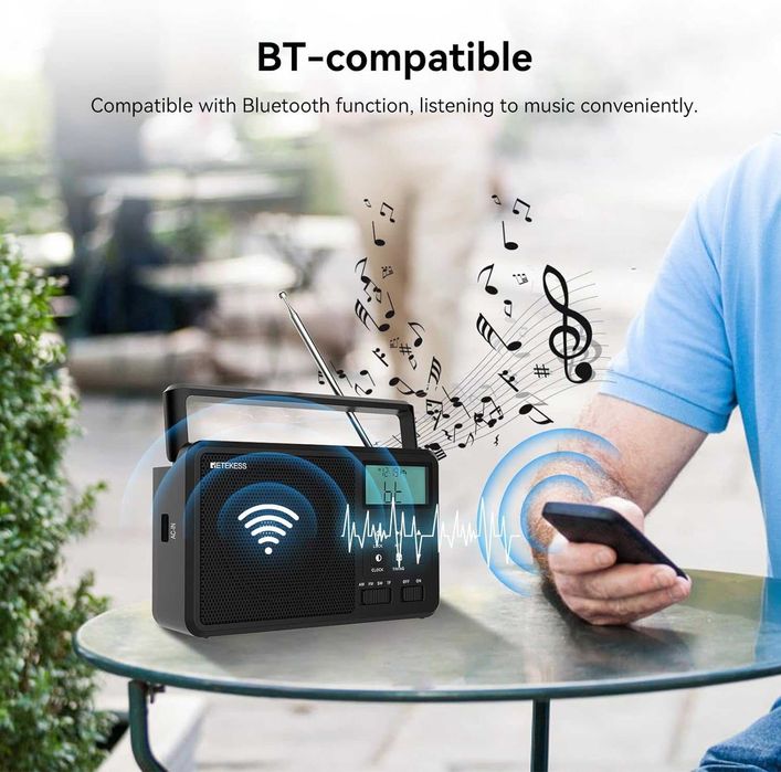 Retekess TR638 Przenośne Radio,AM FM SW USB SPP290