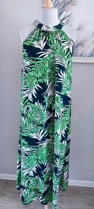 Sukienka maxi liście Miss Sara one size