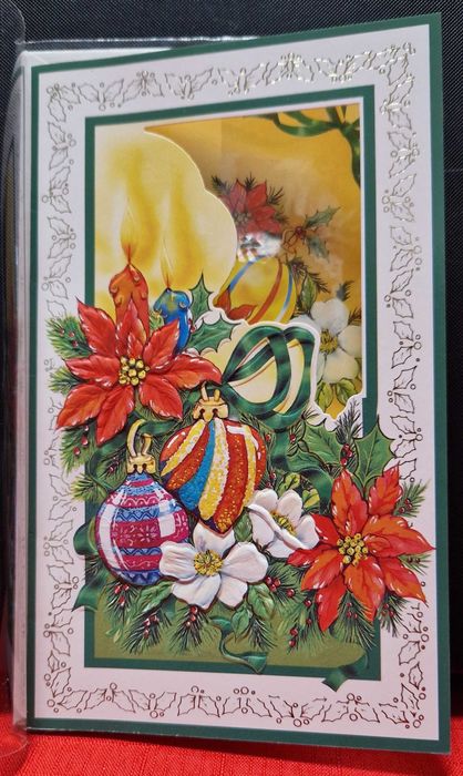 Kartki świąteczne z życzeniami i kopertami - zestaw 5 sztuk 19 x 12 cm