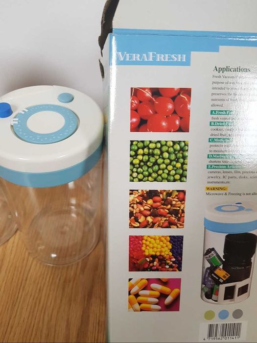 Vacuum 4 pojemniki świeżości do żywności