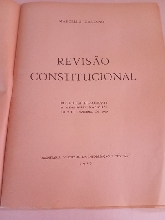 Marcello Caetano - Revisão Constitucional