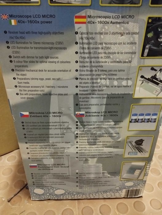Bresser Microscope 40x 1600 x NEW novo Never used in box