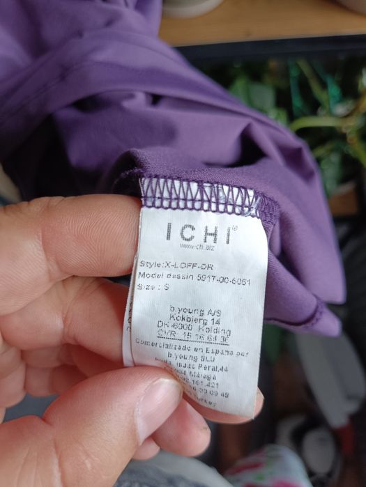 Oryginalna fioletowa sukienka Ichi roz. S