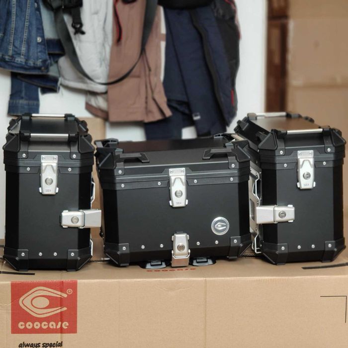 Komplet kufrów Coocase do BMW R1200gs R1250Gs - gotowy kpl z stelażami