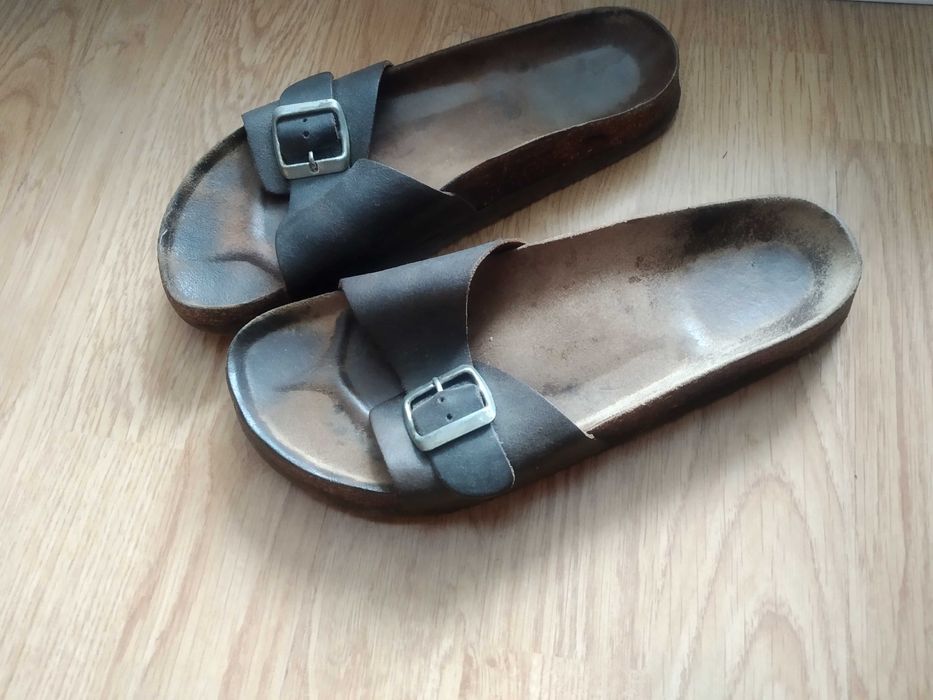 klapki skórzane  TOPSHOP 38/24,5