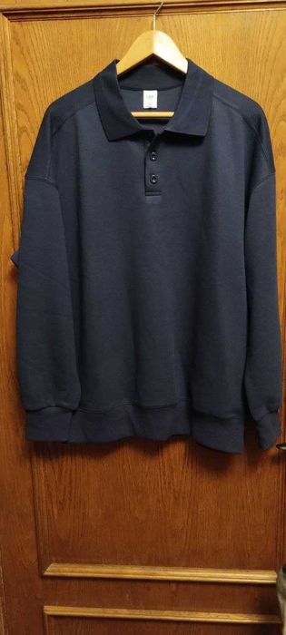Мужская рубашка-поло с длинный рукавом  размер XL