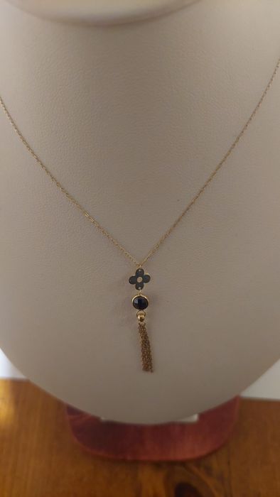 Celebrytka agrafka spinacze skrzydełko czarna krawatka