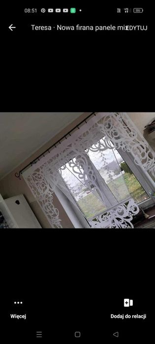 Nowa firana panele
