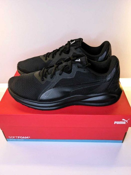 АКЦІЯ Чорні бігові кросівки Puma Twitch Runner EU 42 (см: 27,5) оригінал (остання пара)