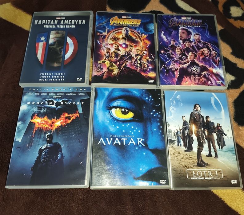 Zestaw filmów fantastycznych DVD całość