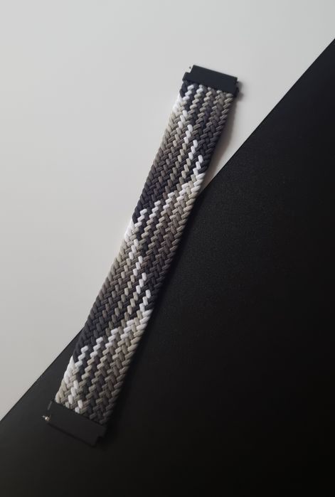 Pasek plecionego materiału 20 mm do zegarka Samsung, Huawei, Amazfit,