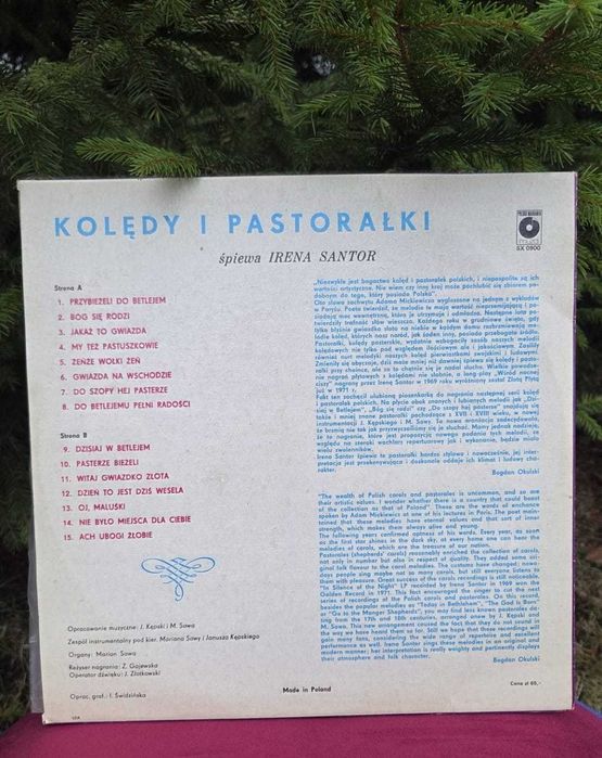 Winyl witaj gwiazdko złota - irena santor