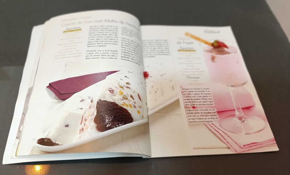 Livro Culinária "As melhores Sobremesas" - Click in Gourmet