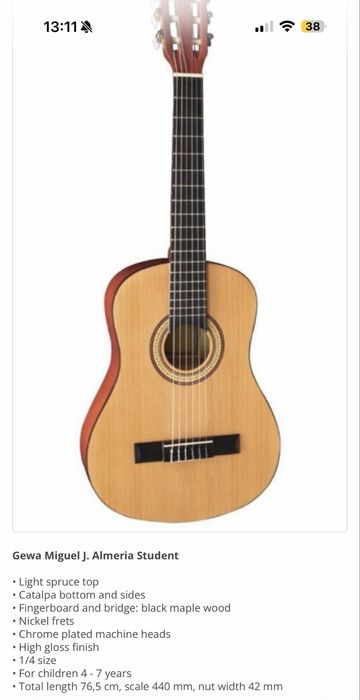 Guitarra 1/4 aprendizagem