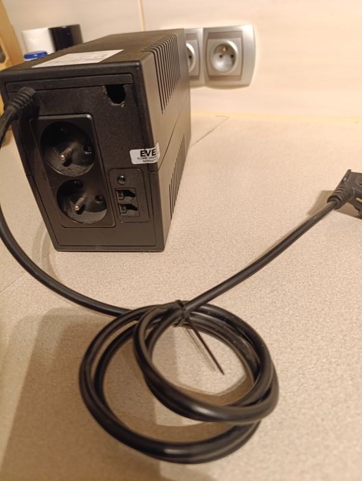 Zasilacz awaryjny ups EASYLINE 650 AVR USB do komputera kamer kotła co