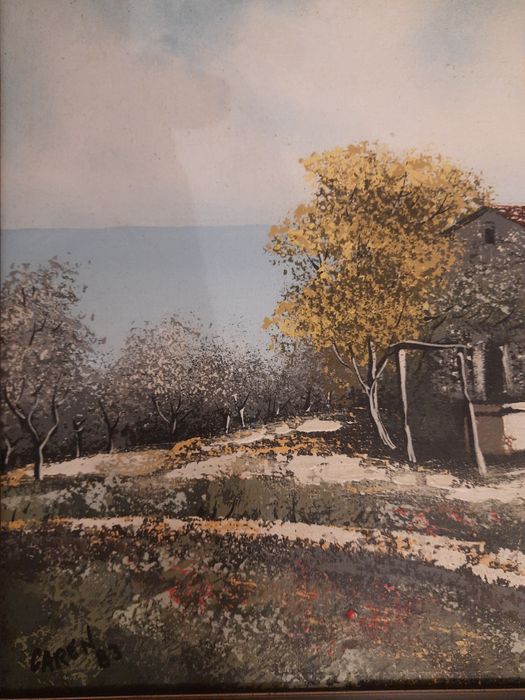 Масляний живопис  на дереві 1983р.Хорватія