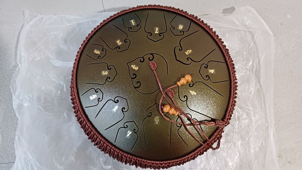 Глюкофон 15 нот бронзовий 14 дюймів — зручна сумка