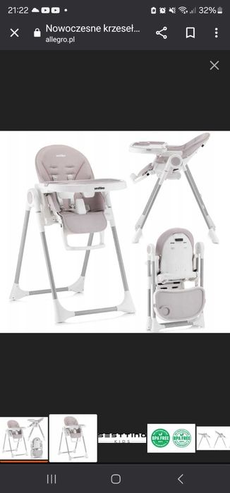 Krzesełko do karmienia 6miesiecy +