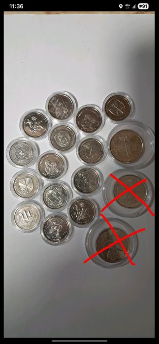 Монеты 10гривень  ЗСУ(НБУ)