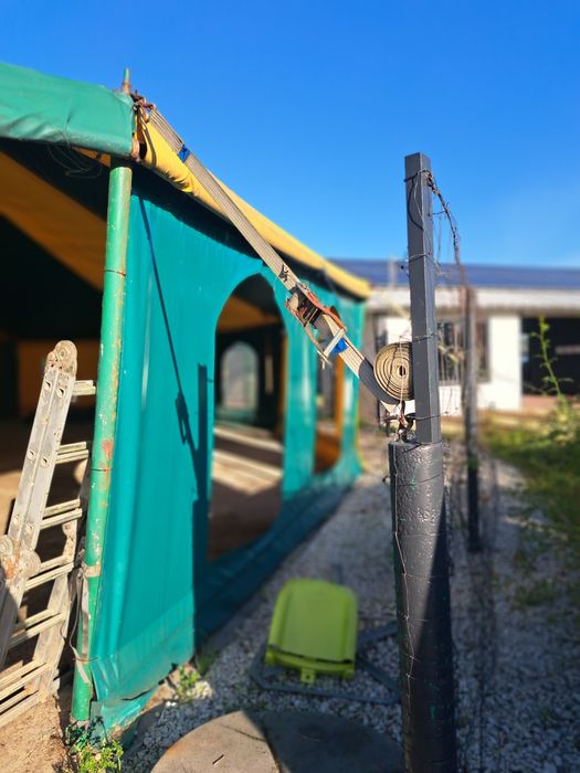 Namiot cyrkowy  graz wiata zadaszenie  ujeżdzalnia dla koni  stadlina